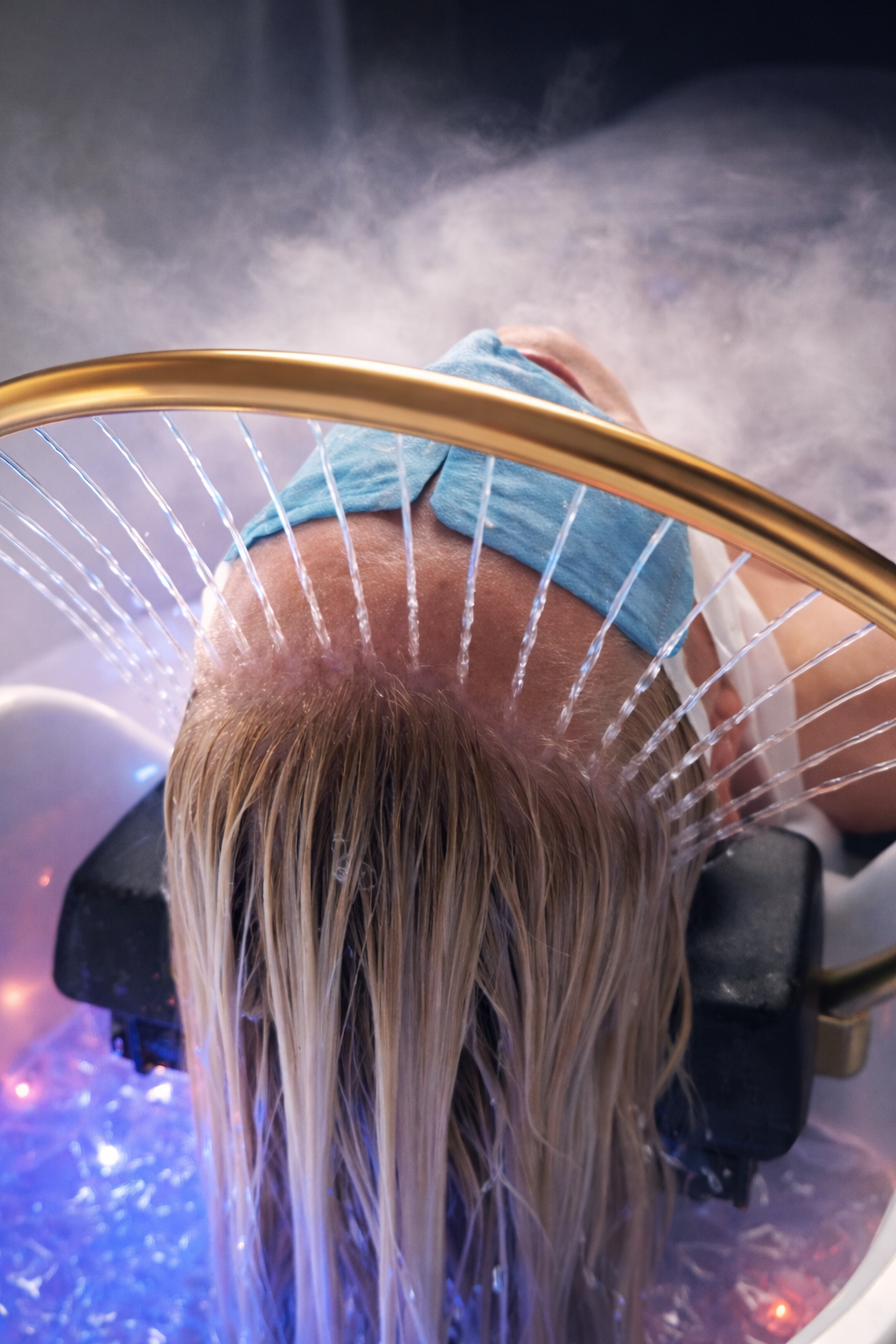 Head Spa treatment with Korean products