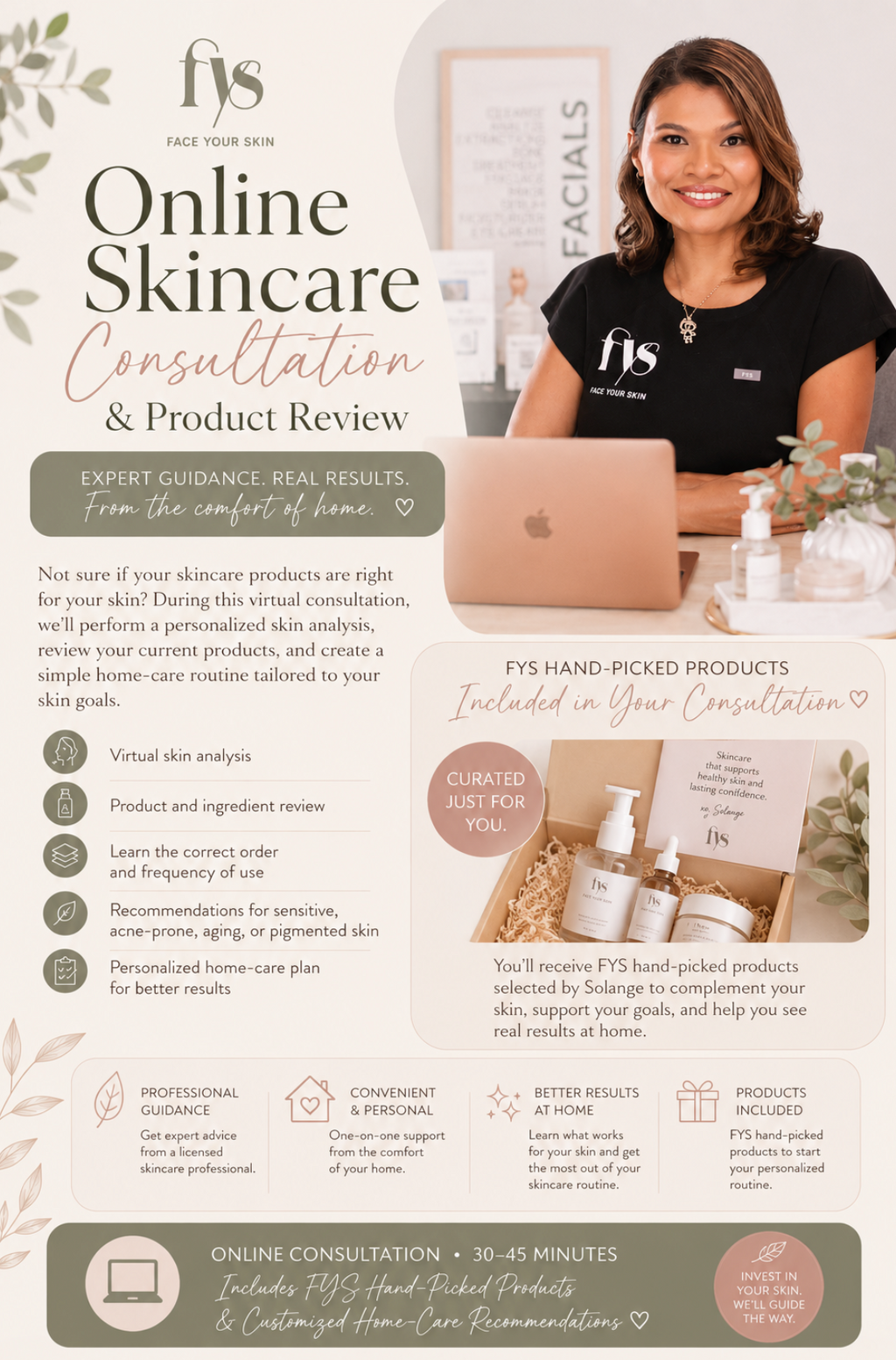 Virtual Skincare Consultation